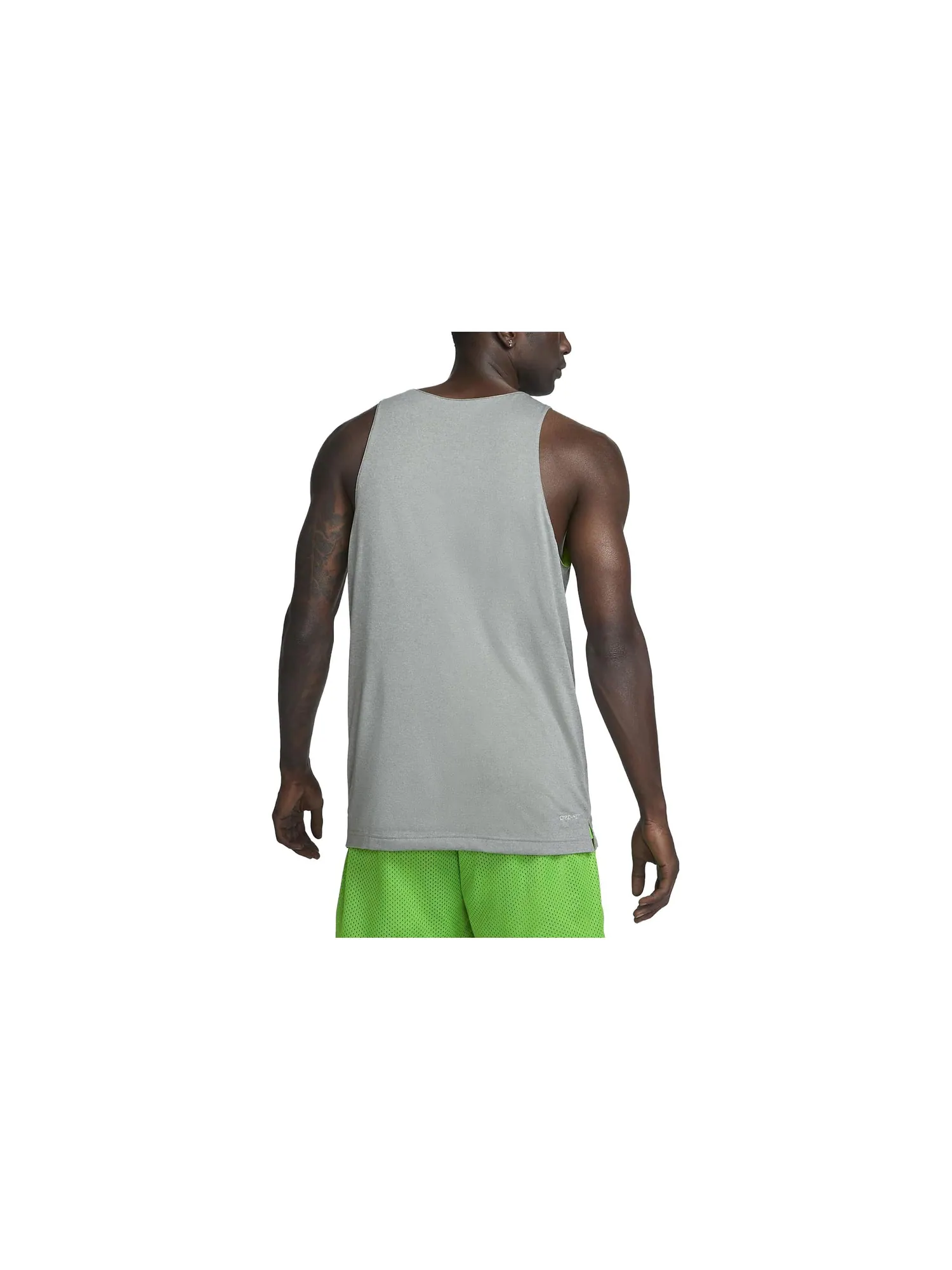 Джерси Nike Dri-FIT Standard Issue Quick-Dry Reversible Basketball Jersey 'Light Green Grey' — изображение 4 из 4, зеленый