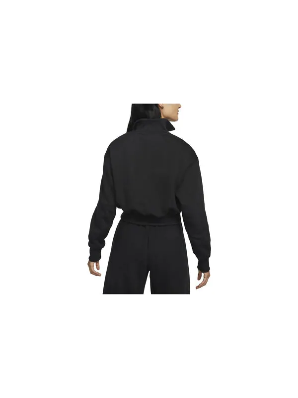 Свитер sportswear phoenix fleece 'black' Nike — изображение 2 из 4, черный