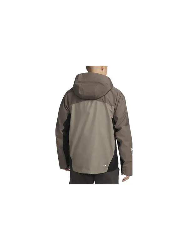 Куртка Nike ACG hooded zipped jacket 'Brown Grey' — изображение 2 из 3, серый