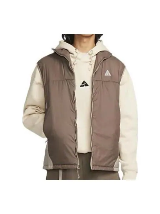 Жилеты acg therma fit adv полноразмерный жилет на молнии Nike — изображение 1 из 2, коричневый/мульти