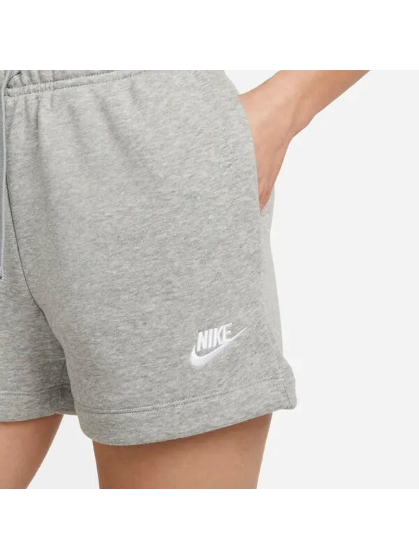Шорты спортивные клубные флисовые шорты средней посадки Nike — изображение 3 из 3, серый