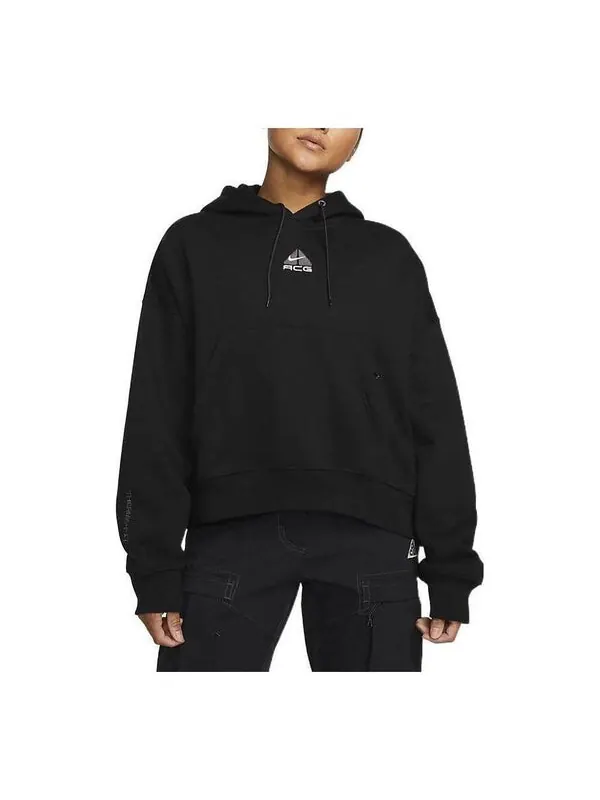 Толстовка acg therma fit флисовая толстовка Nike — изображение 1 из 3, черный/белый