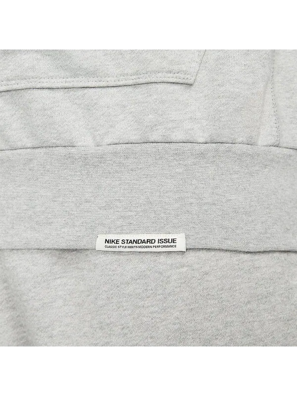Толстовка с капюшоном dri fit стандартный выпуск пуловер баскетбольная толстовка Nike — изображение 4 из 4, серый