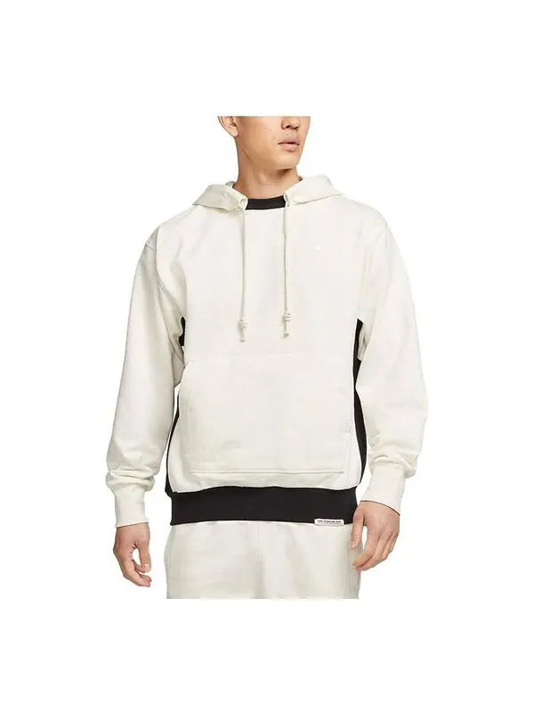 Толстовка dri fit стандартная толстовка с капюшоном Nike — изображение 1 из 2, бежевый