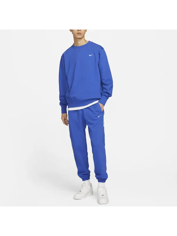 Толстовка Nike Dri-Fit Standard Issue Crew 'Blue' — изображение 3 из 3, синий
