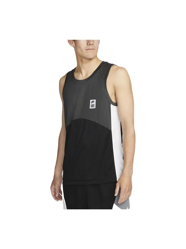 Футболка dri fit стартовая 5 баскетбольная майка Nike — изображение 1 из 3, серый/мульти