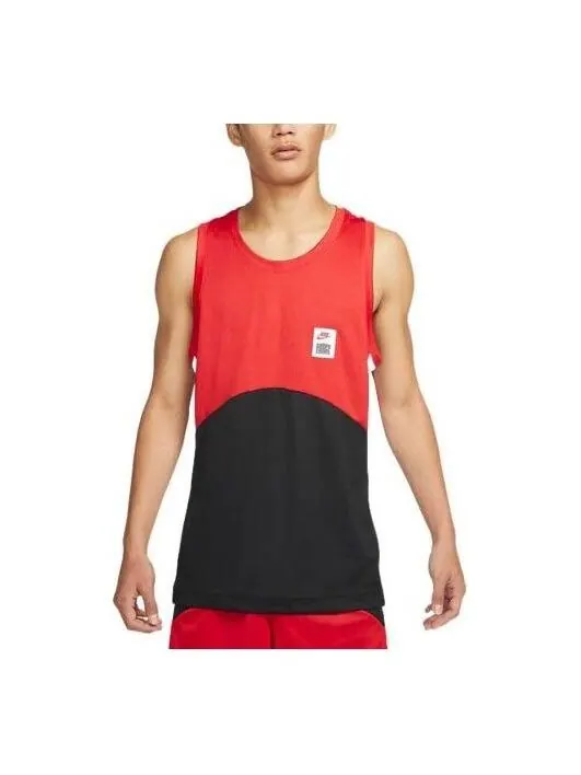 Футболка баскетбольные дри фит стартовый 5 джерси Nike — изображение 1 из 3, красный/черный