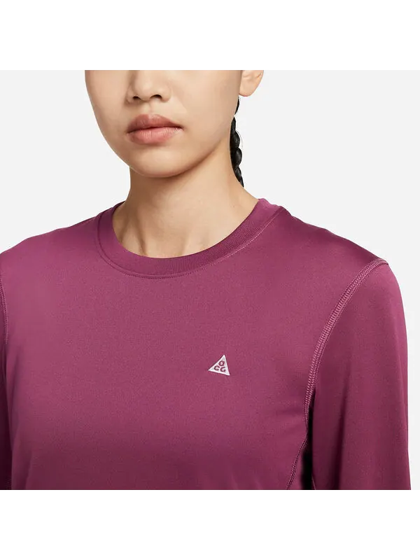 Футболка (WMNS) Nike ACG Dri-FIT ADV Goat Rocks Long-Sleeve T-Shirt 'Purple' — изображение 2 из 4, фиолетовый