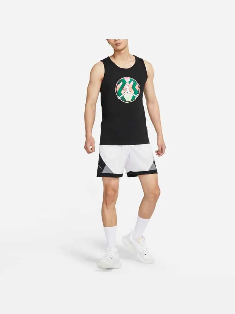 Жилет Air Jordan Pattern Printing Sports Vest Men's Black — изображение 5 из 8, черный