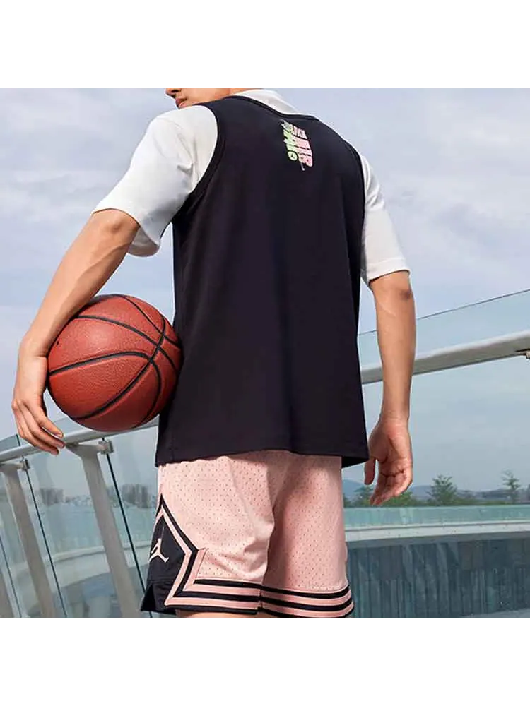 Жилет Air Jordan Pattern Printing Sports Vest Men's Black — изображение 8 из 8, черный