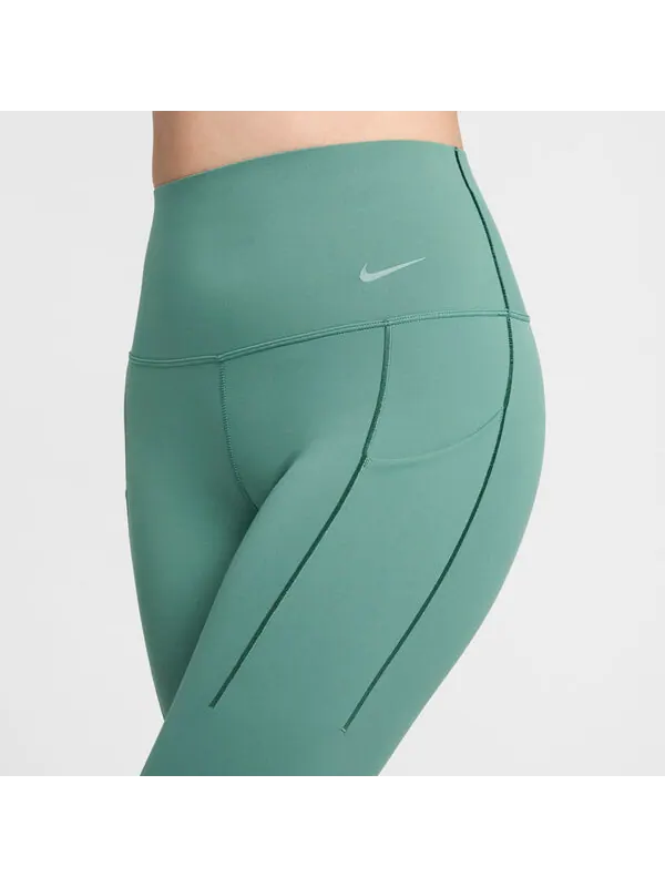 Леггинсы Universa средней поддержки с высокой талией 7 8 леггинсы Nike — изображение 3 из 4, зеленый