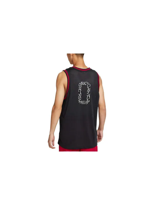 Футболка Dri Fit премиум баскетбольная майка Nike — изображение 2 из 3, черный/мульти
