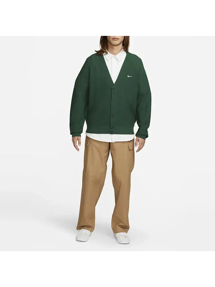 Кардиган Nike Logo Cardigan 'College Green' — изображение 2 из 3, зеленый