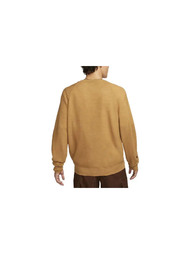 Кардиган Nike Logo Cardigan 'Brown Beige' — изображение 2 из 3, желтый
