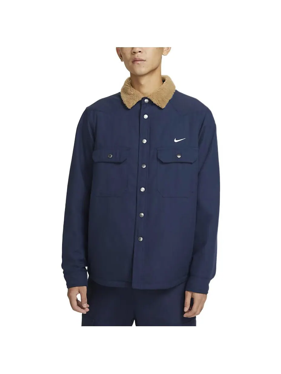 Мужская куртка Nike SB Padded Flannel — изображение 4 из 5, синий