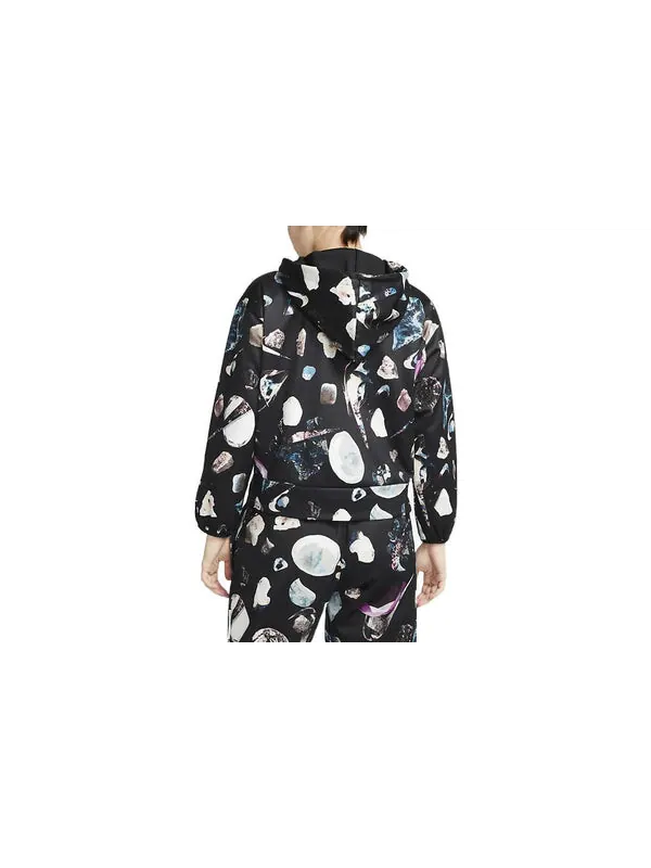 Толстовка с капюшоном dri fit swoosh fly стандартный выпуск пуловер Nike — изображение 2 из 3, черный/белый