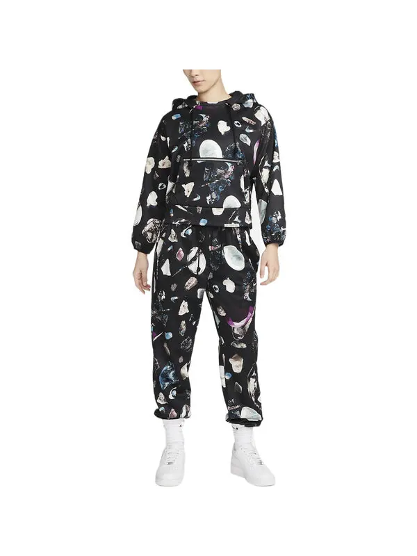 Толстовка с капюшоном dri fit swoosh fly стандартный выпуск пуловер Nike — изображение 3 из 3, черный/белый