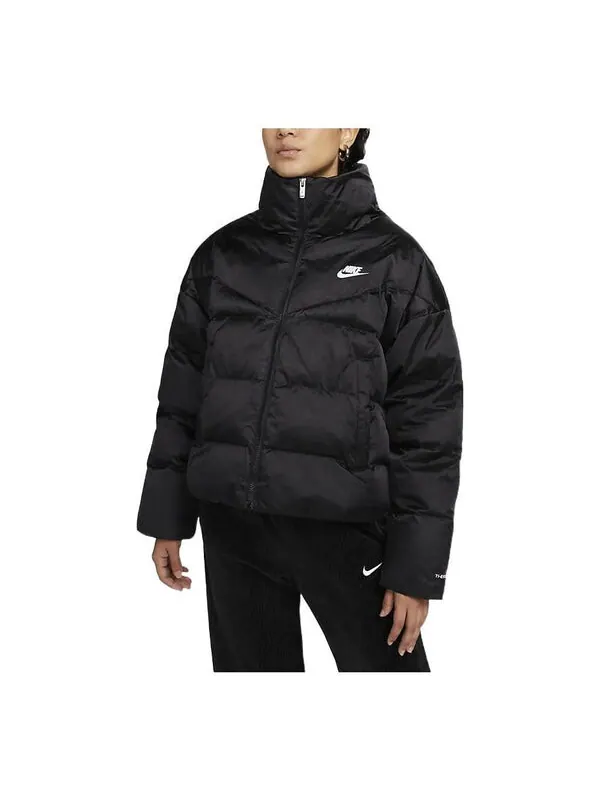 Куртка серии terma fit city с синтетическим наполнителем shine jacket Nike — изображение 1 из 4, черный/мульти