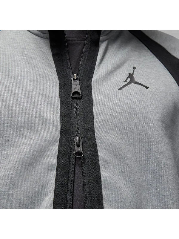 Толстовка Air Jordan Dri-FIT Sport Air Full-Zip Hoodie 'Grey' — изображение 2 из 3, серый/мульти