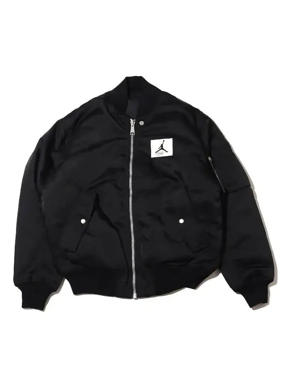 Куртка Air Jordan Essentials Statement Varsity Jacket 'Black' — изображение 1 из 4, черный