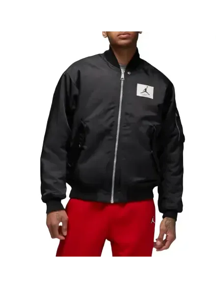 Куртка Air Jordan Essentials Statement Varsity Jacket 'Black' — изображение 3 из 4, черный