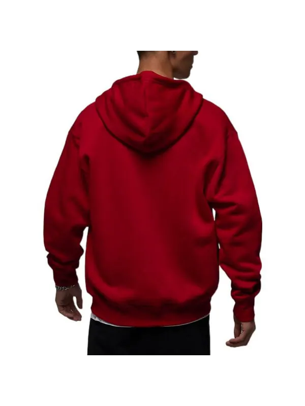 Толстовка Air Jordan Hooded Zipped Jacket 'Red' — изображение 3 из 3, красный