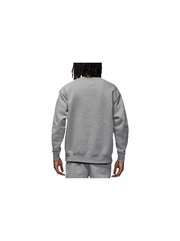 Толстовка Air Jordan Essentials Fleece Crewneck Sweatshirt 'Grey' — изображение 2 из 2, серый