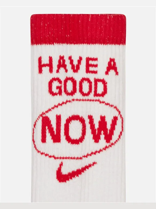 Носки на каждый день плюс мягкие носки для бега Nike — изображение 4 из 4, белый/мульти
