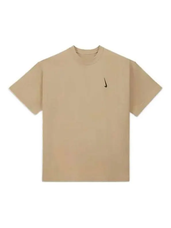 Футболка x billie eilish crossover solid color loose cozy short sleeve us edition brown Nike — изображение 1 из 3, мульти