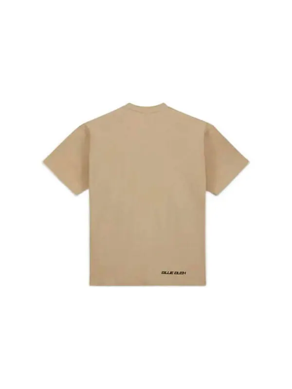 Футболка x billie eilish crossover solid color loose cozy short sleeve us edition brown Nike — изображение 2 из 3, мульти