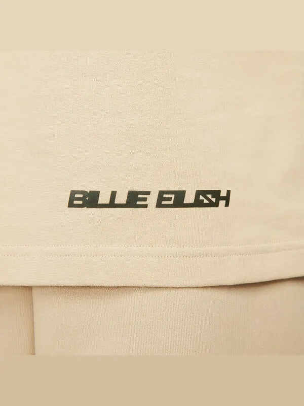 Футболка x billie eilish crossover solid color loose cozy short sleeve us edition brown Nike — изображение 3 из 3, мульти