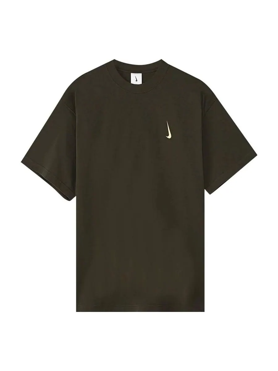 Футболка Nike x Billie Eilish T-Shirt 'Sequoia/Mushroom' — изображение 1 из 4, зеленый