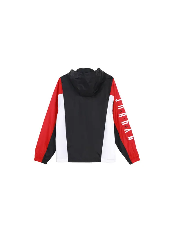 Куртка Men's Air Jordan Windproof Casual Sports Colorblock Hooded Training Logo Woven Jacket Autumn — изображение 2 из 4