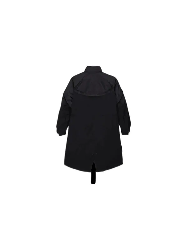 Пальто x sacai воронкообразный воротник оверсайз тренчкот ракушка азиатские размеры Nike — изображение 2 из 2, черный