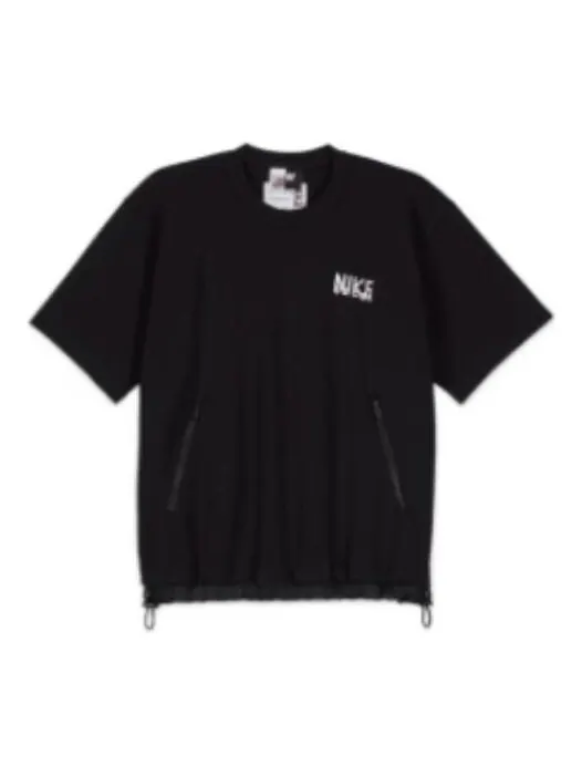 Футболка Nike x Sacai NRG logo T-shirt Black — изображение 1 из 3, черный