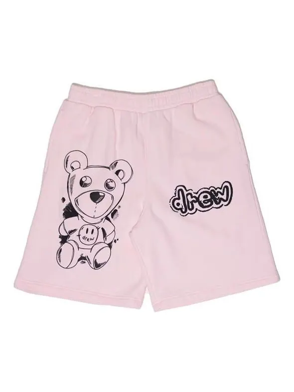 Шорты fw21 theodore sketch sweatshort pale 'pink' Drew House — изображение 1 из 2, розовый