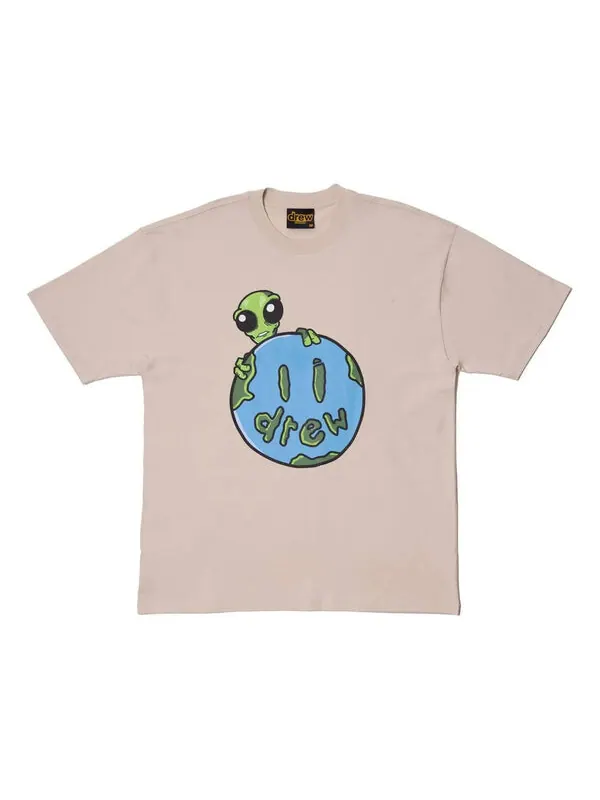 Футболка allen the alien t-shirt 'beige' Drew House — изображение 1 из 2, бежевый