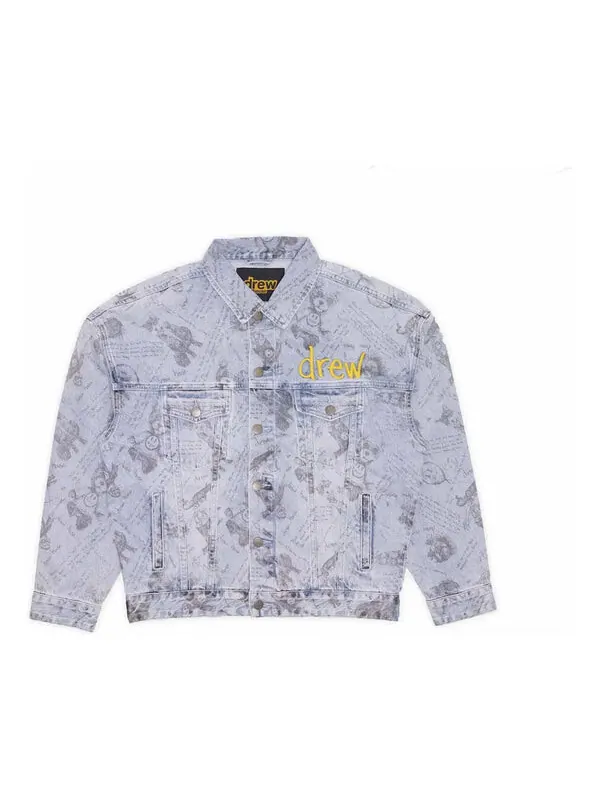 Куртка idears trucker jacket 'vintage indigo' Drew House — изображение 1 из 2, винтажный индиго