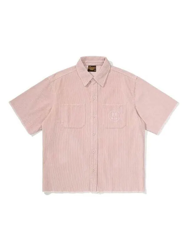 Рубашка corduroy shirt 'pink' Drew House — изображение 1 из 2, розовый