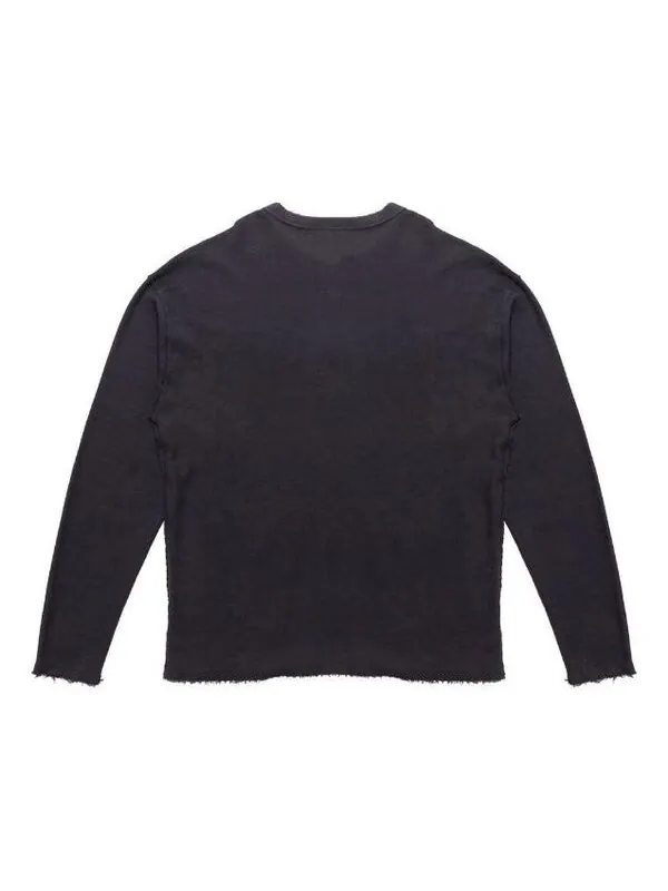 Футболка reverse terry secret long sleeve t-shirt 'black' Drew House — изображение 2 из 2, черный