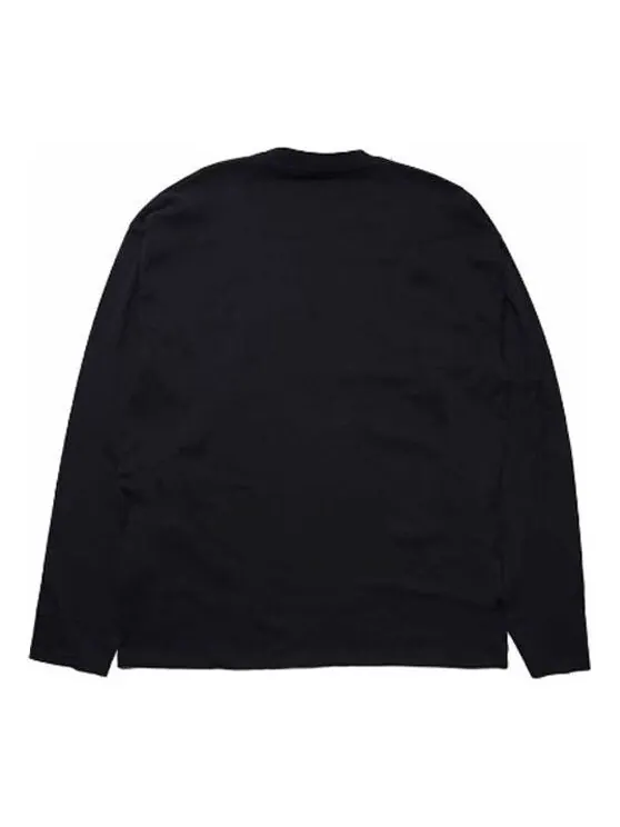 Футболка theodore longsleeve t-shirt 'black' Drew House — изображение 2 из 2, черный