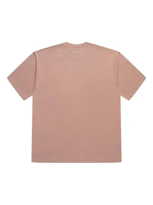 Футболка Drew House Sketch Mascot Embroidery T-shirt 'Dusty Rose' — изображение 2 из 2, розовый