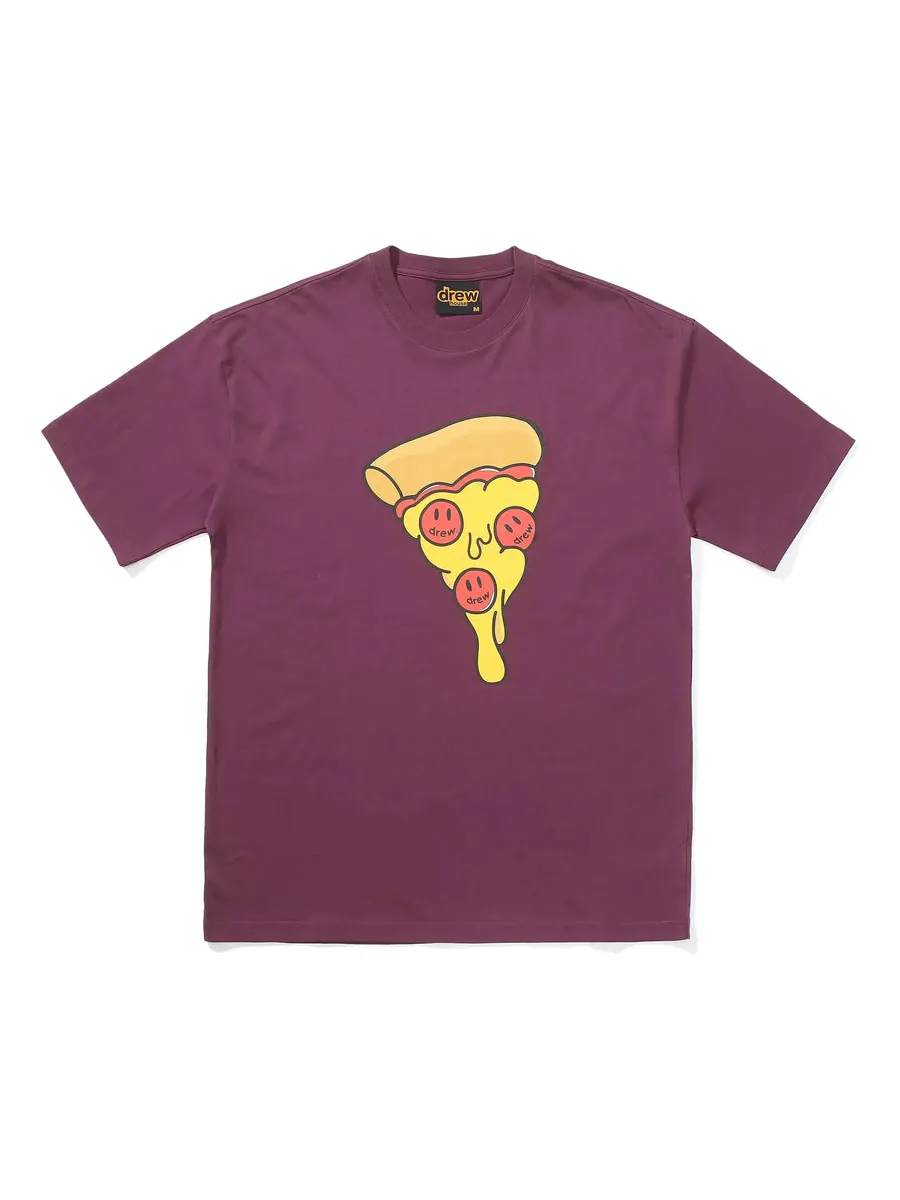 Футболка Drew House Pizza T-shirt 'Berry' — изображение 1 из 2, фиолетовый