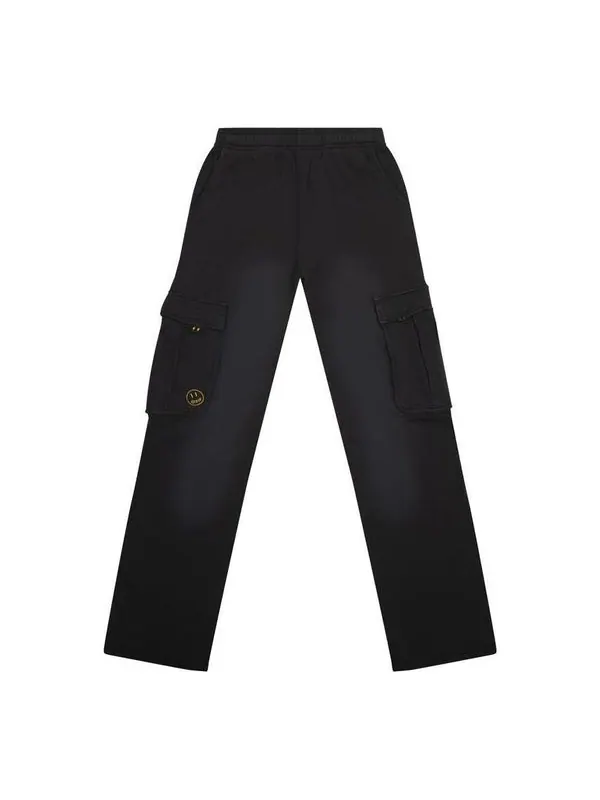 Брюки oversized cargo sweatpant 'fade black' Drew House — изображение 1 из 2, черный