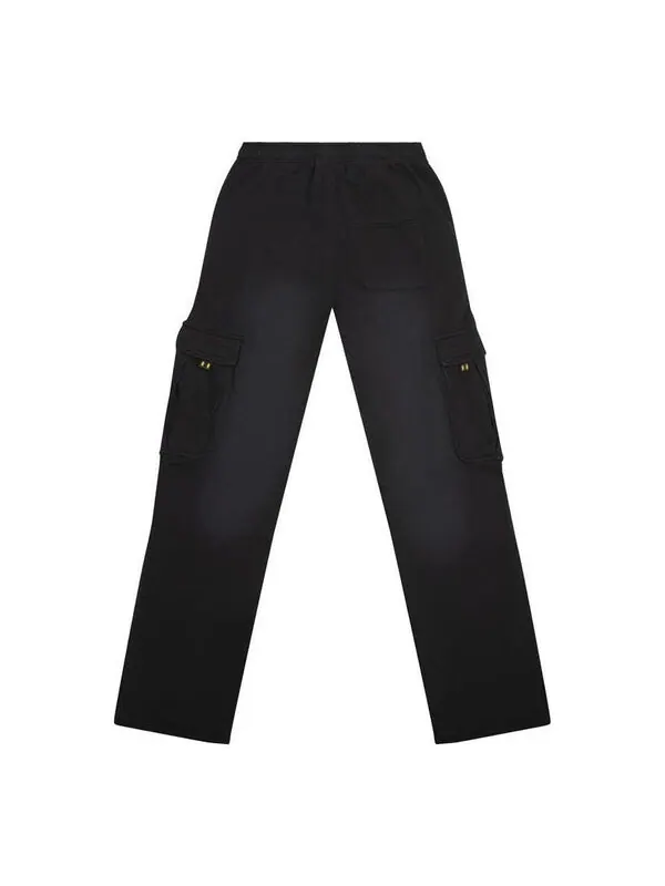 Брюки oversized cargo sweatpant 'fade black' Drew House — изображение 2 из 2, черный