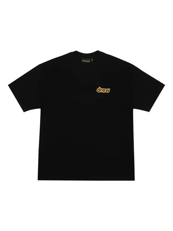 Футболка real theodore t-shirt 'black' Drew House — изображение 2 из 2, черный