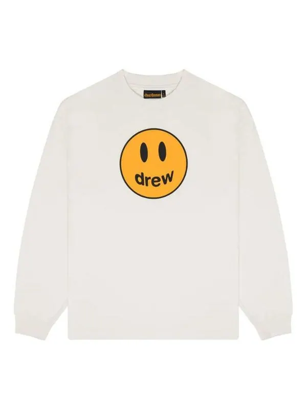 Футболка mascot longsleeve t-shirt 'off white' Drew House — изображение 1 из 2, белый