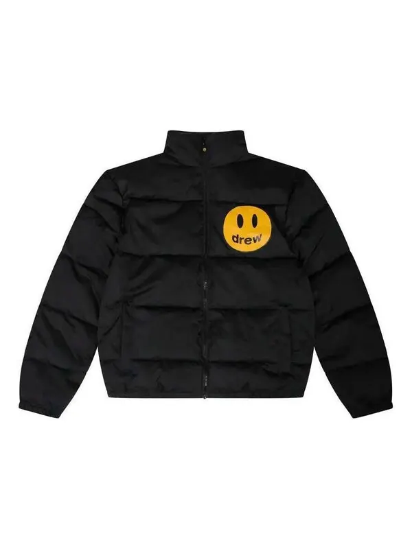Куртка standing collar puffer jacket 'black' Drew House — изображение 1 из 2, черный