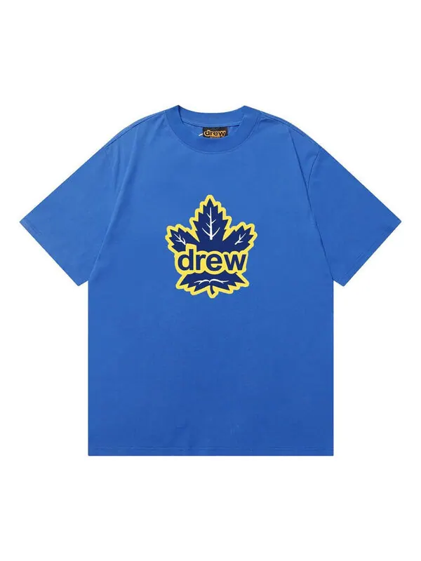 Футболка maple leaf t-shirt 'blue' Drew House — изображение 1 из 1, синий