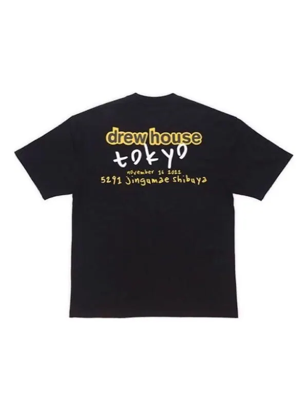Футболка 2022 toyko pop-up exclusive t-shirt 'black' Drew House — изображение 1 из 2, черный